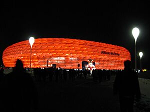 Allianz Arena at night