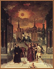 Antoine Caron Astronomers Studying an Eclipse