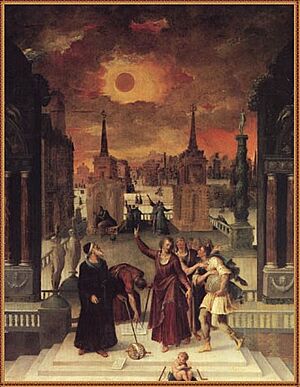 Antoine Caron Astronomers Studying an Eclipse