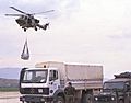 Army Lynx Helicopter Helps Transport Aid in Macedonia MOD 45108219