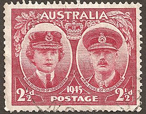 Australia stamp Gloucesters 1945