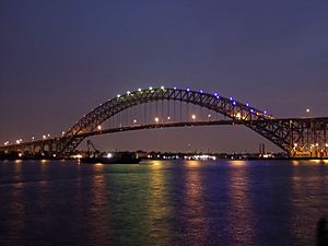 Bayonne bridge sunset