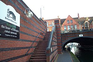 British Waterways sign Birmingham - 2004