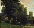 Brooklyn Museum - The Edge of the Pool (Au Bord de l'Etang) - Gustave Courbet