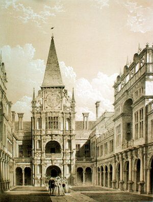 BurghleyCourtyardNash1870s