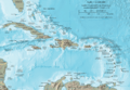CIA map of the Caribbean