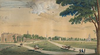 Cambridge Common from the Seat of Caleb Gannett 1808.jpg