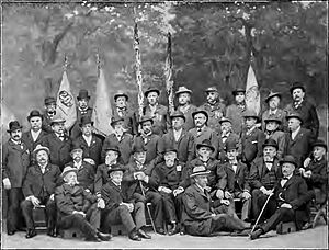 Civil War veterans, 20th New York Volunteer Infantry Regiment (the Turner Rifles)