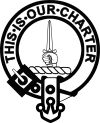 Clan member crest badge - Clan Charteris.svg