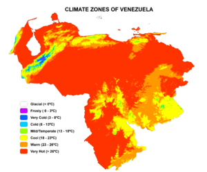 Strefy klimatyczne Wenezueli