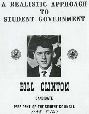 Clinton at Georgetown 1967