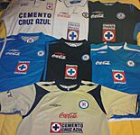 Cruz Azul jerseys