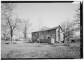 EXTERIOR VIEW, FRONT (WEST) FACADE. - Aldrich Commissary, 137 Shelby County Road 203, Aldrich, Shelby County, AL HAER ALA,59-ALDR,1-1