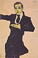 Egon Schiele - Der Maler Max Oppenheimer - 1910