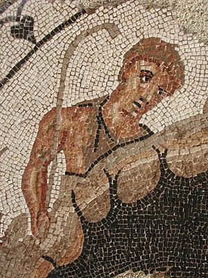 Faustulus - Mosaic de Font de Mussa - Museu de Prehistòria de València.JPG
