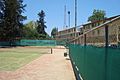Field club tennis courts in central old part of Nicosia Republic of Cyprus
