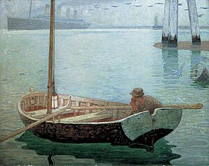 Frederick Cayley Robinson, The Outward Bound, 1912
