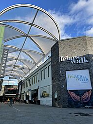 Friars Walk, Newport viewed from Austin Friars