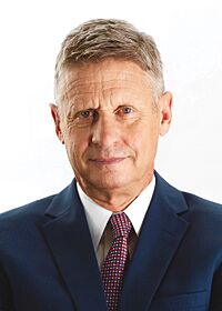 Gary Johnson campaign portrait