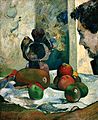 Gauguin, Paul - Still Life with Profile of Laval - Google Art Project