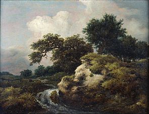 Jacob van Ruisdael - Landscape with Dune and Small Waterfall - Google Art Project