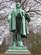 James W. Beardsley Monument (1909), Beardsley Park, Bridgeport, CT - April 2016