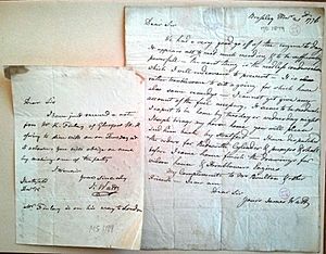 James Watt's letters from the Science Museum Library & Archives in Wroughton