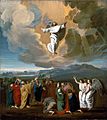 Jesus ascending to heaven