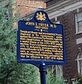 John E Fryer MD Historical Marker 13th and Locust Sts Philadelphia PA (DSC 4438)