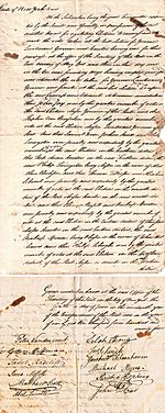 John Jay Certificate of Election as Gov. of NY 1795