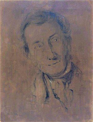 John Joseph Cotman - portrait of John Sell Cotman