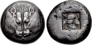LESBOS, Unattributed Koinon mint. Circa 510-480 BC