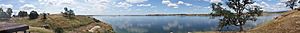 Lake Hensley, California, 2016 panorama 