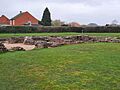 Letocetum bath house from exercise hall