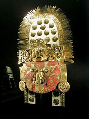 Mascara en el museo del Señor de Sipan