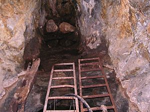 Mt Clara mine, interior