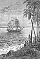 Mutineers of the Bounty by Jules Verne, illustration by Leon Bennett