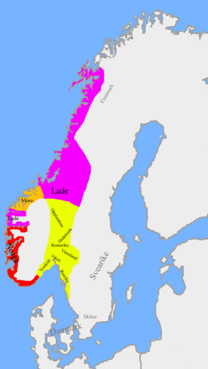 Norwegian petty kingdoms ca. 930