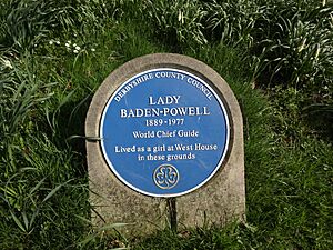 Olave Baden-Powell blue plaque