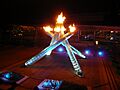 Olympic Flame of Vancouver 2010 Olympics (night)