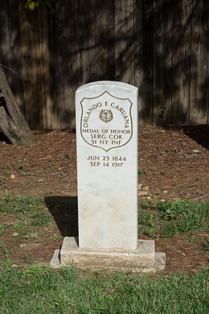 Orlando Caruana grave section 3 - Mt Olivet - Washington DC - 2014
