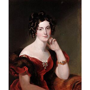 PORTRAIT OF LADY ELIZABETH HARCOURT 1840