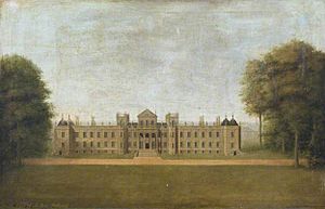 Painting of the South Front of Seaton Delaval Hall