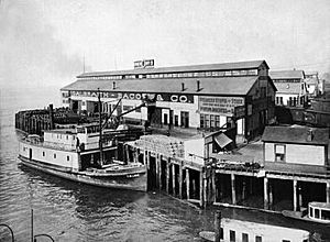 Pier 54 Seattle (Galbraith dock) circa 1901
