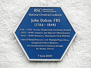 Plaque marking the birthplace of John Dalton, Eaglesfield (geograph 4245539)