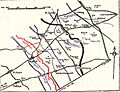 Positions and objectives of the 55th (West Lancashire) Division during the Battle of Pilckem Ridge