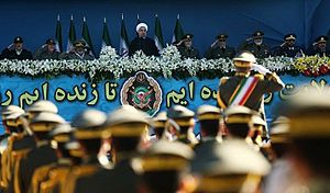 President Rouhani at National Armed Force Day parade 2016 02