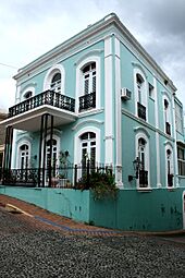 Residential building in San Germán, Puerto Rico