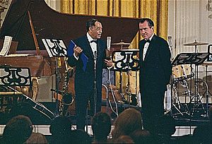 Richard Nixon and Duke Ellington 1969