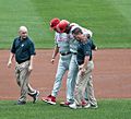 Ryan Howard Injured his ankle